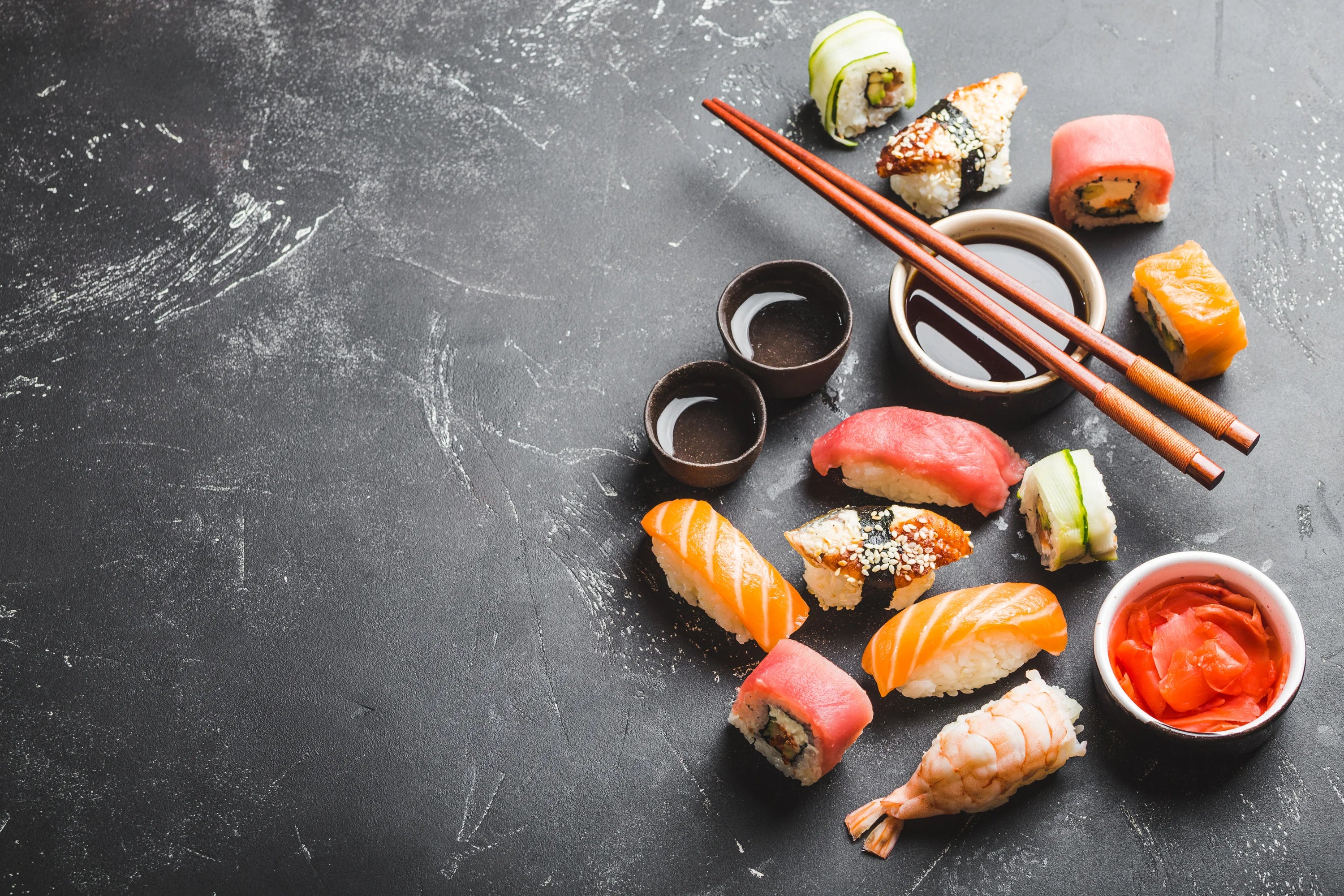 maridaje con sushi